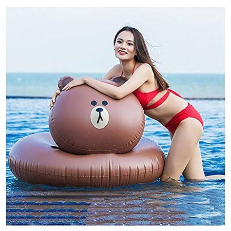 LINE FRIENDS BROWN & SALLY Swimming Ring Tube