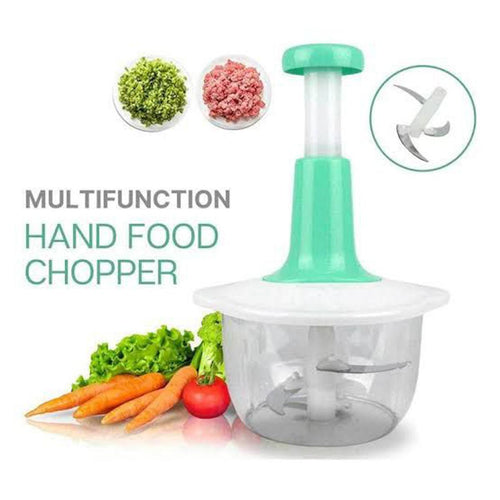 1.5L Manual Hand Push Chopper & Multifunctional Mixer | Vegetable Chopper and Baby Food Maker