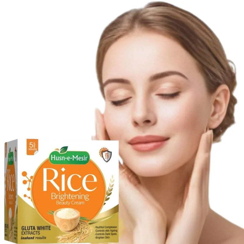 Rice Brightening Beauty Cream with Vitamin B3 | Spot-Less Glow & Skin Radiance Formula